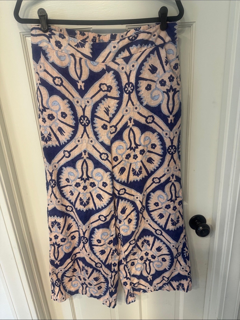 Christian Siriano Linen Blend Wide Leg Pants, size L - Picture 2 of 5